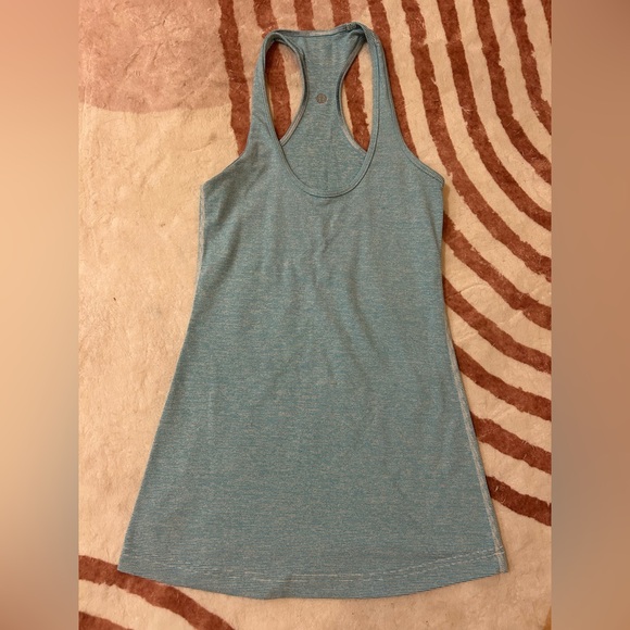 lululemon athletica Blue Racerback Tank Top - Picture 1 of 3
